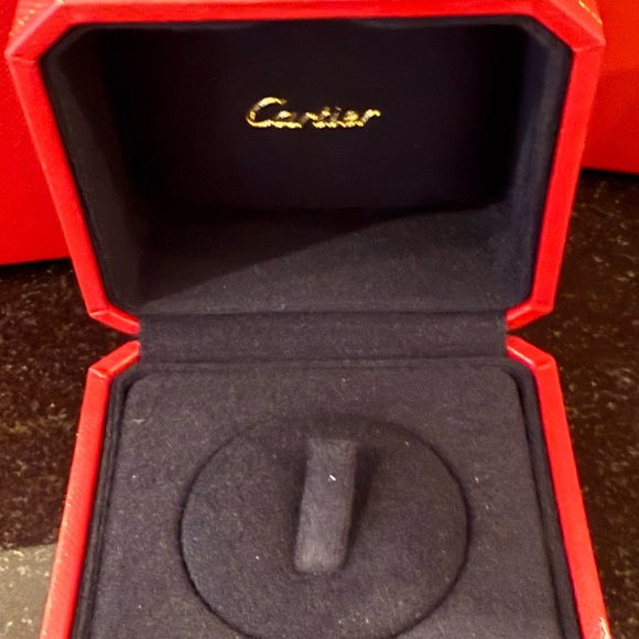 Cartier ring box, bag, holiday ribbon with gift tag - Picture 3 of 12